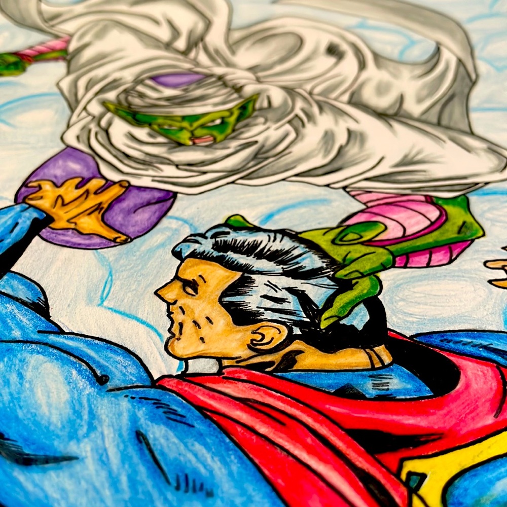 Custom drawing by sketch adames. With frame on postcard paper. 8x11